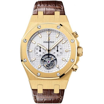 Audemars Piguet Royal Oak Tourbillon Chronograph 18 kt Yellow Gold Men's Watch 25977BA.OO.D088CR.01