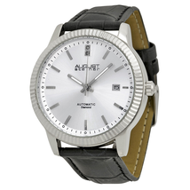 August Steiner Automatic Silver Dial Silver-tone Men's Watch AS8025SS