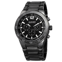 August Steiner Black Dial Men's Watch AS8128BK