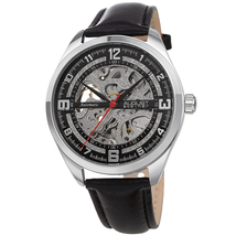 August Steiner Black Dial Men's Watch AS8264SSBK