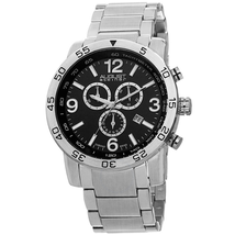 August Steiner Black Men's Watch AS8097SSB