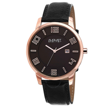 August Steiner Black Men's Watch AS8108BKR