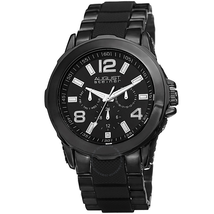 August Steiner Black Men's Watch AS8114BK