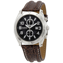 August Steiner Black Men's Watch AS8117BR