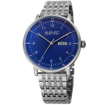 August Steiner Blue Dial Men's Watch AS8215SSBU