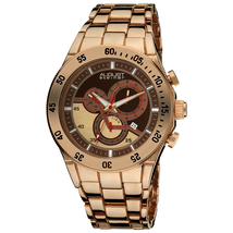 August Steiner Chronograph Rose Gold-tone Metal Quartz  Men's Watch AS8083RG
