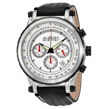 August Steiner Silver-Tone Men's Watch AS8085SS