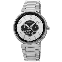 August Steiner Silver-Tone Men's Watch AS8102SS