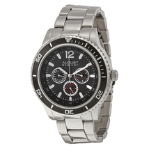 August Steiner Multi-Function Black Dial Men's Watch AS8059BK