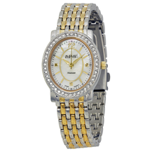 August Steiner Two-tone Metal Diamond Ladies Watch AS8043TTG