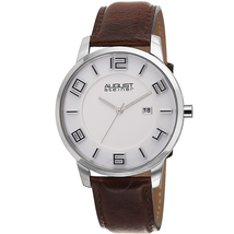August Steiner White Men's Watch AS8108BR
