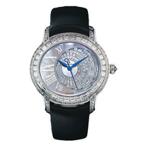 Audemars Piguet Millenary Baguette Mother of Pearl Dial Ladies Watch 77306BCZZD007SU01 77306BC.ZZ.D007SU.01