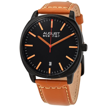 August Steiner Black Dial Men's Watch AS8245BKBR