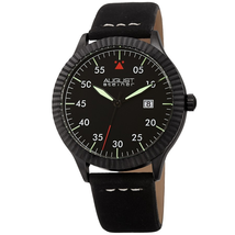 August Steiner Black Dial Men's Watch AS8272BK