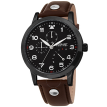 August Steiner Retrograde Black Dial Men's Watch AS8244BK