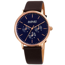 August Steiner Blue Dial Men's Watch AS8256RGBR