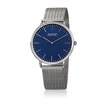 August Steiner Blue Dial Men's Mesh Watch AS8219SSBU