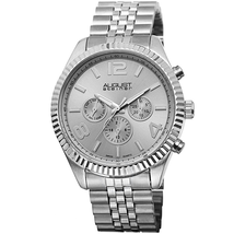 August Steiner Silver Dial Ladies Watch AS8096SS