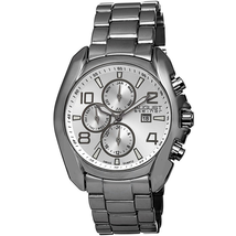 August Steiner Silver Men's Watch AS8109BK
