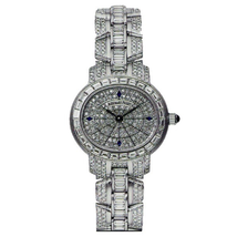 Audemars Piguet Millenary Automatic Diamond Pave White Gold Ladies Watch 79373BC.ZZ.9149BC.01