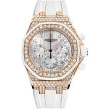 Audemars Piguet Royal Oak Offshore Diamond Chronograph 18 kt Rose Gold Ladies Watch 26092OK.ZZ.D010CA.01