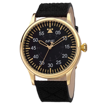August Steiner Black Dial Men's Watch AS8125YG