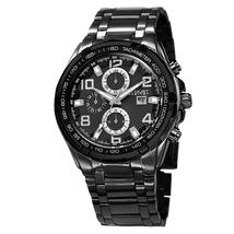 August Steiner Black Dial Men's Watch AS8127BK