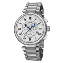 August Steiner Chronograph Silver-tone Dial Men's Watch AS8148SS