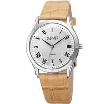 August Steiner Diamond Silver-tone Dial Ladies Watch AS8208BG