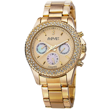 August Steiner Champagne Ladies Watch AS8100YG