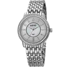 August Steiner Silver-tone Dial Ladies Watch AS8246SS