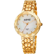 August Steiner White Dial Ladies Watch AS8248YG