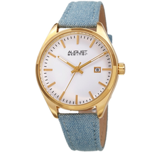 August Steiner White Dial Ladies Watch AS8266YG