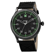 August Steiner Black Dial Men's Watch AS8125BK