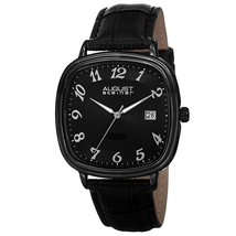 August Steiner Black Dial Men's Watch AS8155BK