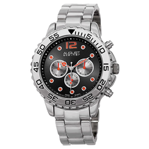 August Steiner Black Dial Men's Watch AS8158SSB