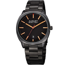 August Steiner Black Dial Men's Watch AS8237BK