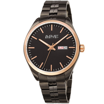 August Steiner Black Dial Men's Watch AS8271GNR