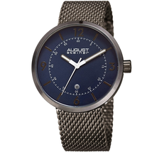 August Steiner Blue Dial Men's Watch AS8204GNBU