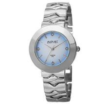 August Steiner Diamond Blue Dial Ladies Watch AS8157SSBU