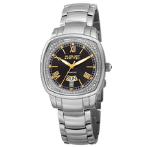 August Steiner Diamond Blue Dial Ladies Watch AS8193SSB