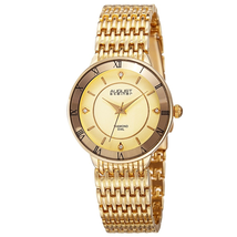 August Steiner Diamond Gold Tone Dial Ladies Watch AS8178YG