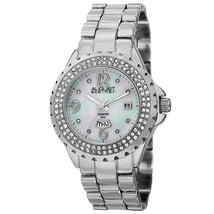 August Steiner Diamond White Dial Ladies Watch AS8156SS