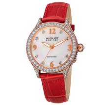 August Steiner Diamond White Dial Ladies Watch AS8188RD