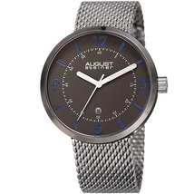 August Steiner Grey Dial Men's Watch AS8204SSGN