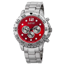 August Steiner Red Dial Men's Watch AS8158RD