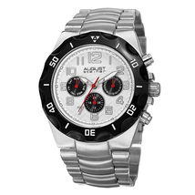 August Steiner Silver-tone Dial Men's Watch AS8161SS