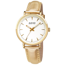 August Steiner White Dial Ladies Watch AS8259YG