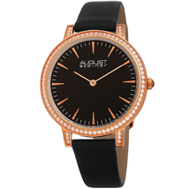 August Steiner Black Dial Ladies Watch AS8274BKR