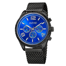 August Steiner Blue Dial Men's Watch AS8196BKBU
